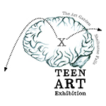 reception for exhibition of emerging teen artists curated by their peers in ARTteens, an out-of-school program at The Art Garden